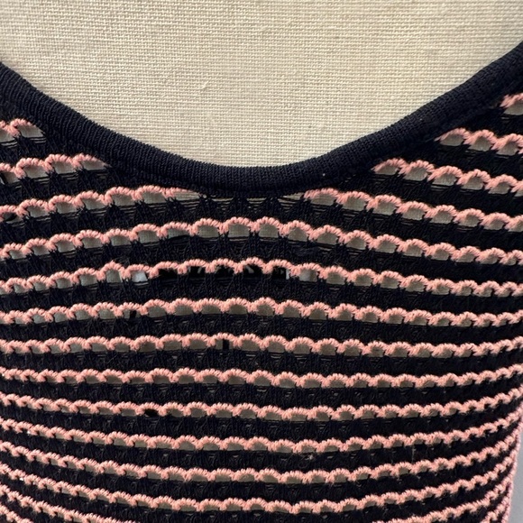 Zara knit SZ S swim cover up top dress EUC striped knit pattern - Picture 5 of 9